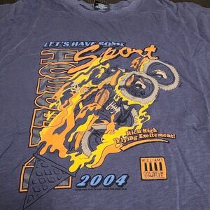 Ice Cream Let's Have Fun T-Shirt Mens 3X  Gray Shortsleeve 2004 Sport